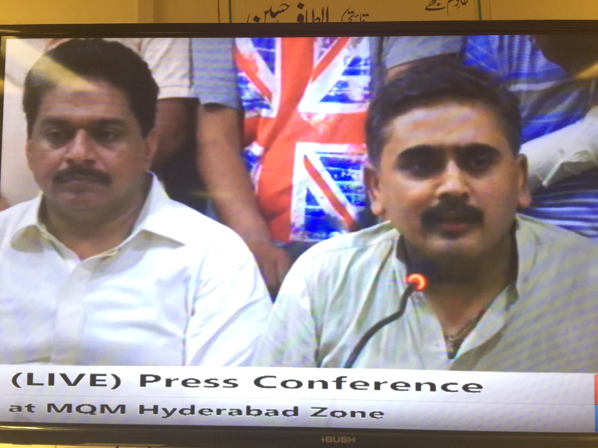 WasayJalil's tweet photo. Hyd Parliamentarians informing media about da torture carried by the hooligans #PspTollaOfTerrorists on #MQM workers https://t.co/06omNtYKHi