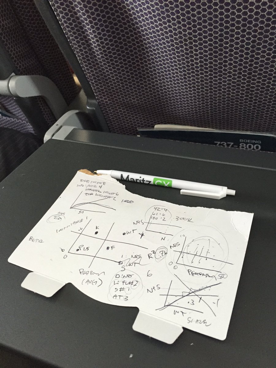 Warning: If you ask me a question about stats on a plane. Remember you can't escape. <a href="/MaritzCX/">MaritzCX, An InMoment Company</a> #mcxftw
