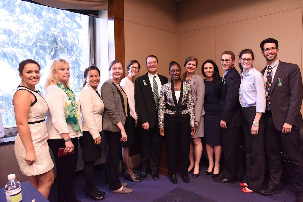 A fav saying: "It's easier to grow a healthy child than to mend a broken adult."Took my mental health message to DC.