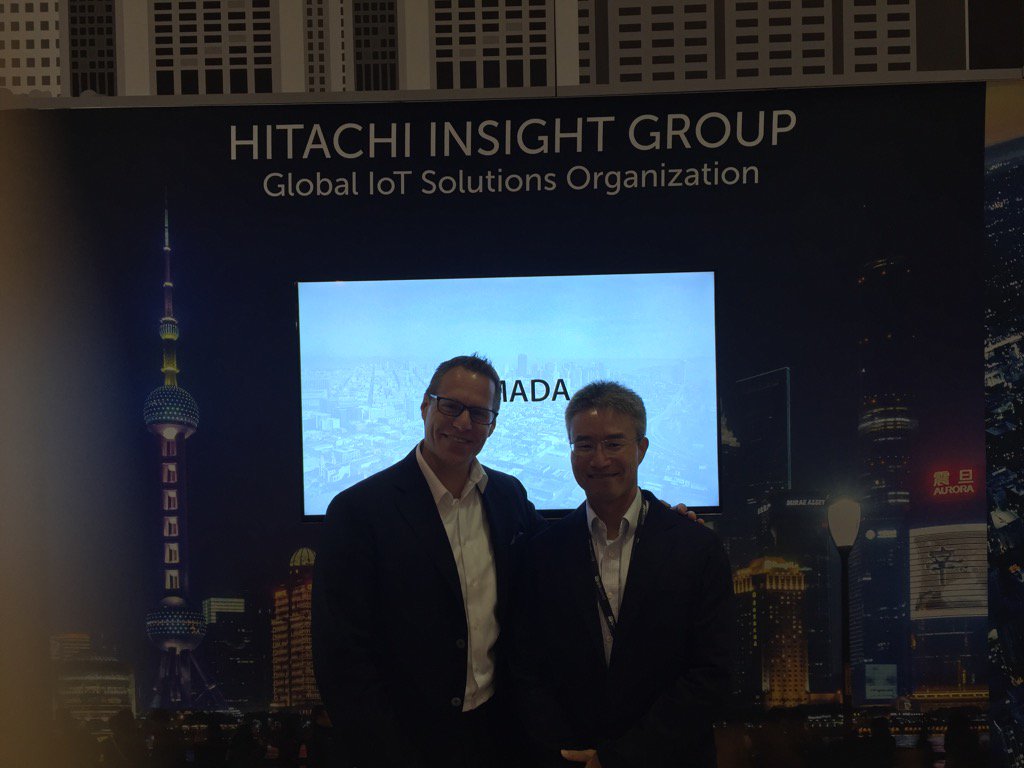 BigDataChrisD's tweet image. Friends of Pentaho, Hitachi and Lumada at IOT world