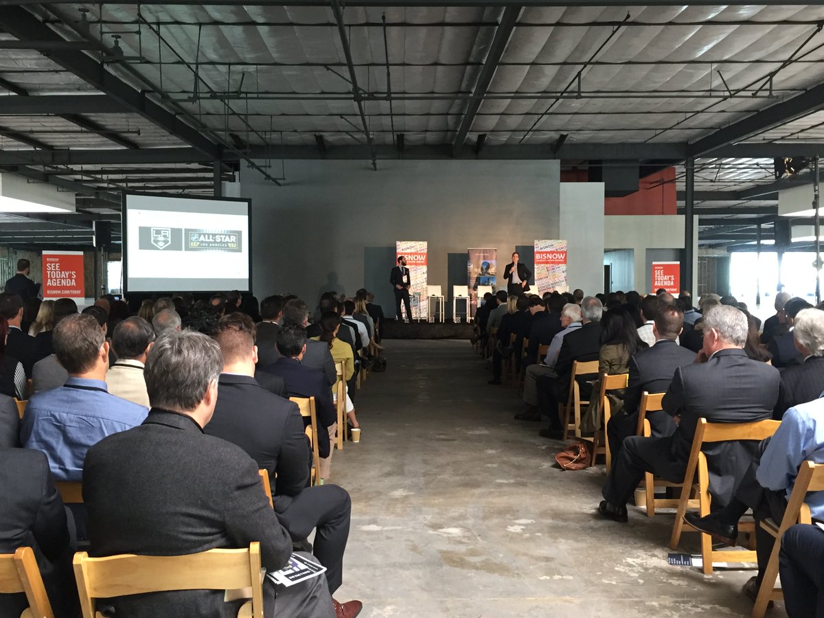 LAKingsPR's tweet image. Our Luc Robitaille/Jonathan Lowe featured today at #ElSegundo ’s annual #WhereBigIdeasTakeOff event