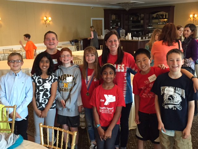 WestChesterASD's tweet image. #ExtonES students pose with their teacher following the 24 Competition today! #WCmath