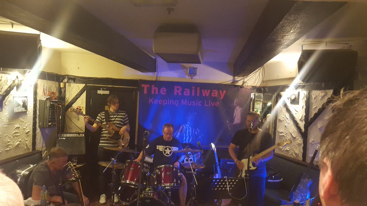 TheRailwayGF's tweet photo. @MikeandPaddy what a brilliant gig! With special guests The Collective #keepingmusiclive https://t.co/WcHEsbvChX