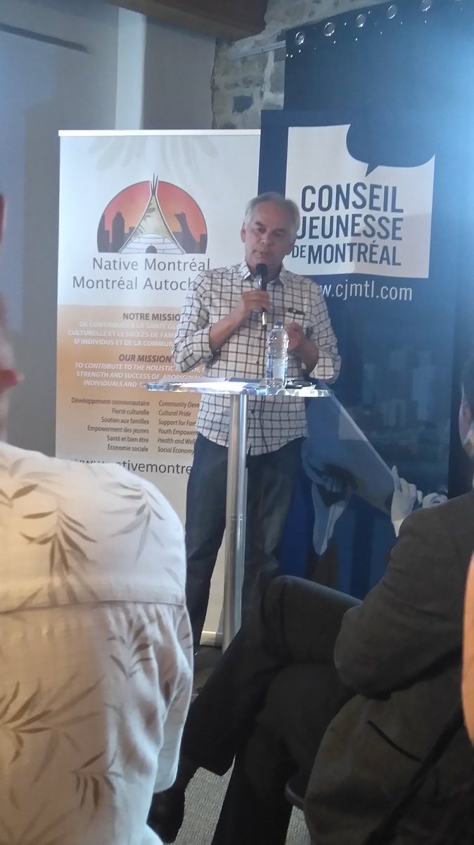 ReseaudAide's tweet photo. M.Ghislain Picard chef ass Premières nations QC: agir pour meilleure intégration jeunes à mtl @cjmtl #NativeMTL https://t.co/qU4Ik4AuTT