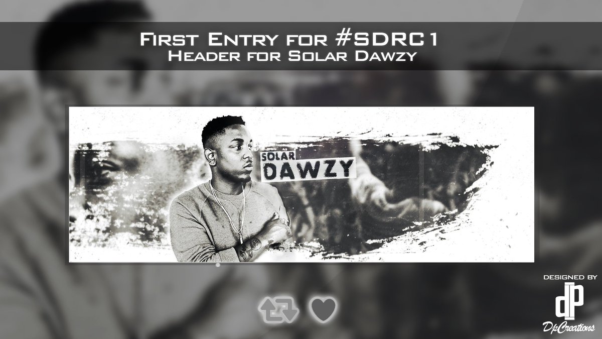 DPconcepts's tweet image. First Entry for #SDRC1 - Header for @SolarDawzy - @LetsGoJoshy