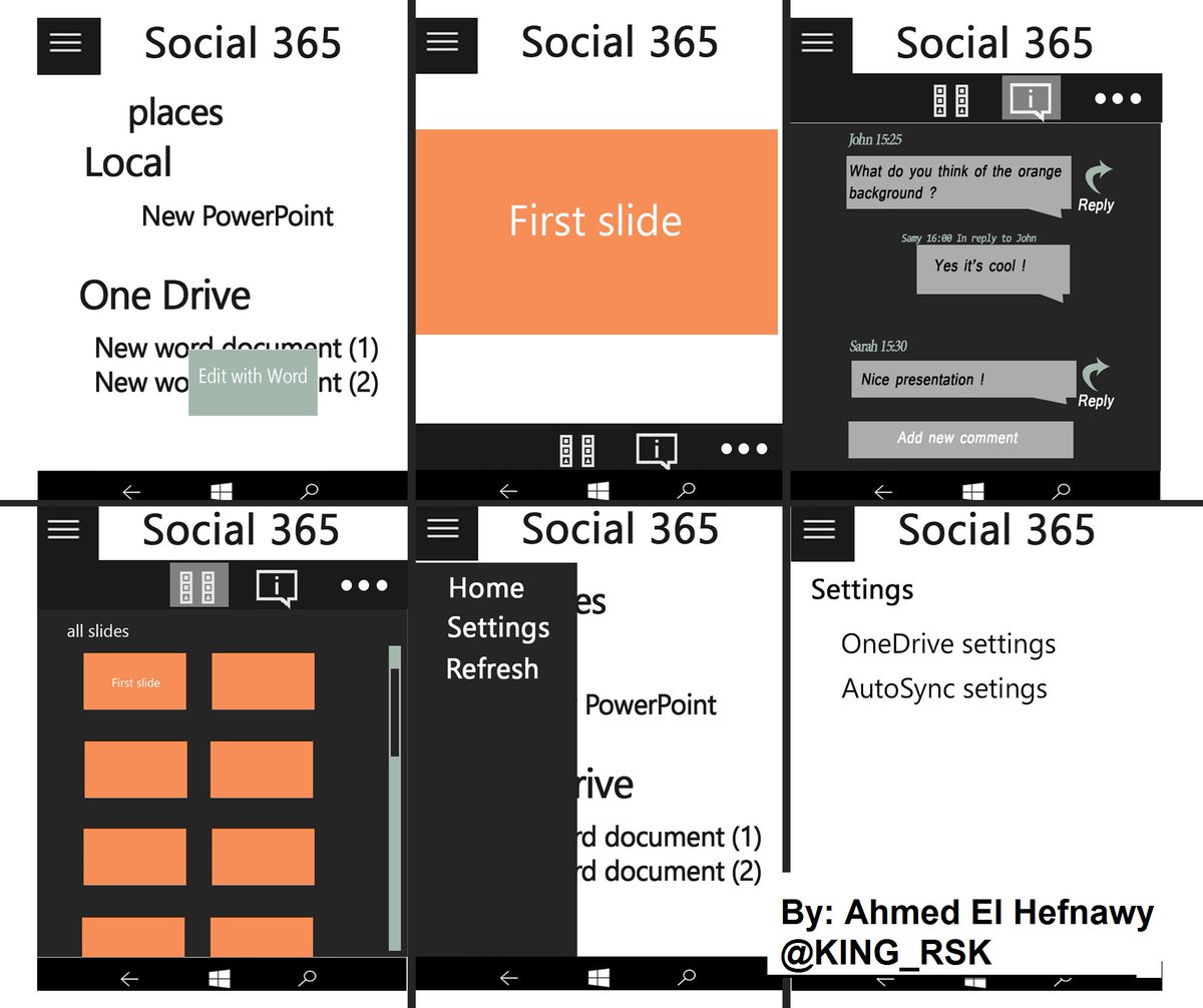 KING_RSK's tweet photo. #WindowsInsiderContinuumApp
My idea and initial design for Social 365. https://t.co/nYfq0HKgQo