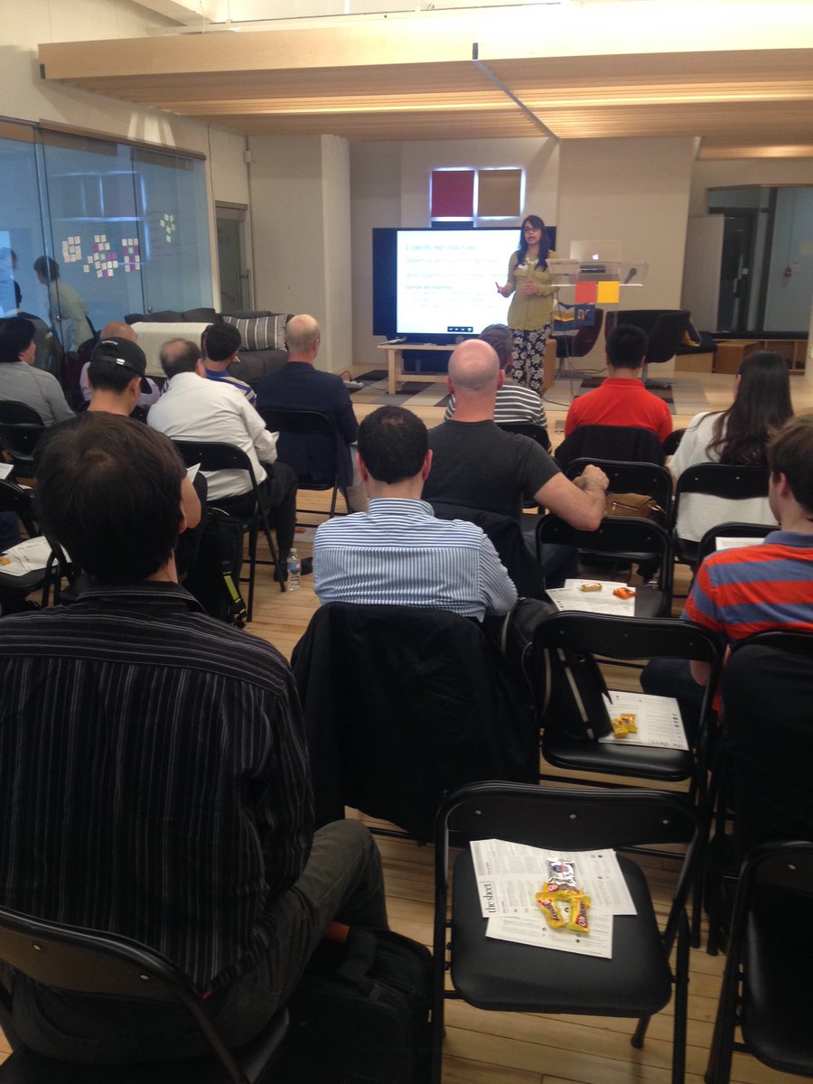 steadfast_io's tweet photo. Full house to hear from @HiraJaved10 at our first #UserTestingTO meetup :D https://t.co/5PF2BF7LD0
