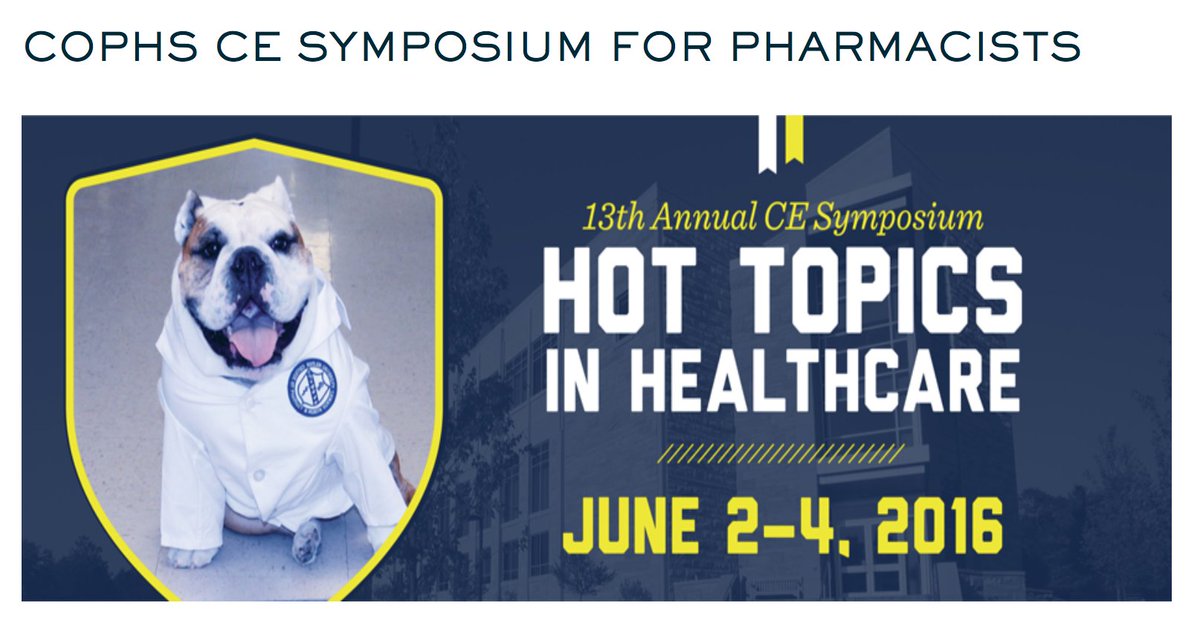 LAST CALL on the Bulldogs! #pharmacy #pharmacist #CE #Indianapolis #Indy butler.edu/CESymposium