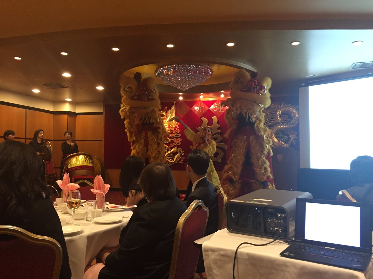 Lion dancers at the 2016 AALAM Annual Dinner!