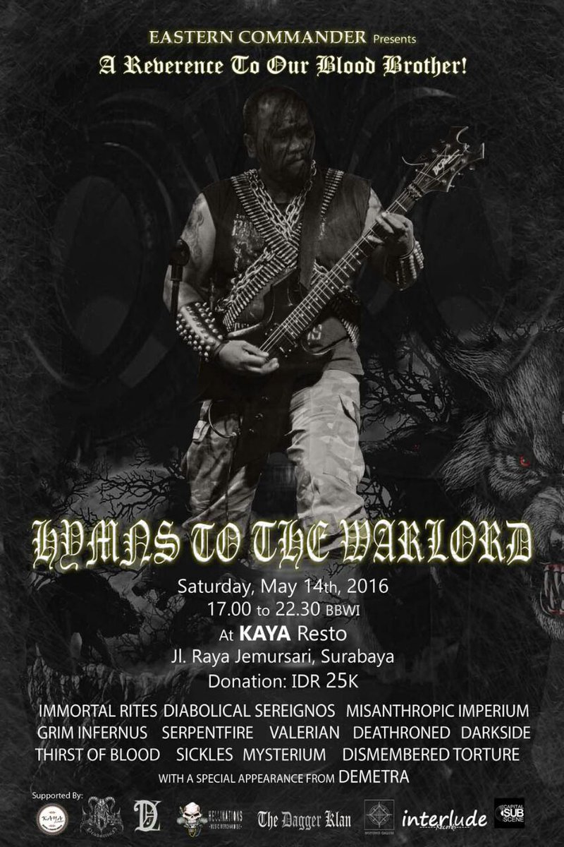 For Our Legend Yayak ov Rajam<a href="/ValerianBand/">Valerian</a> #valerianband #stardust_revelation