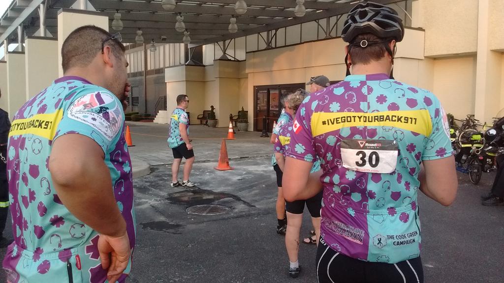 C2CBikeRide4PTS's tweet photo. Now: Our riders have completed td's journey to Boston. Under escort of Boston PD motorcycles &amp; Boston EMS. Were here https://t.co/WSpG8vhkWB