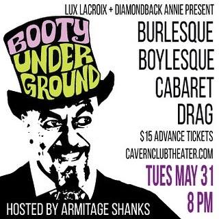 Most insane #burlesque /#drag/#carneyshow #bootyunderground  5/31/16 in #la info facebook.com/events/1750648…