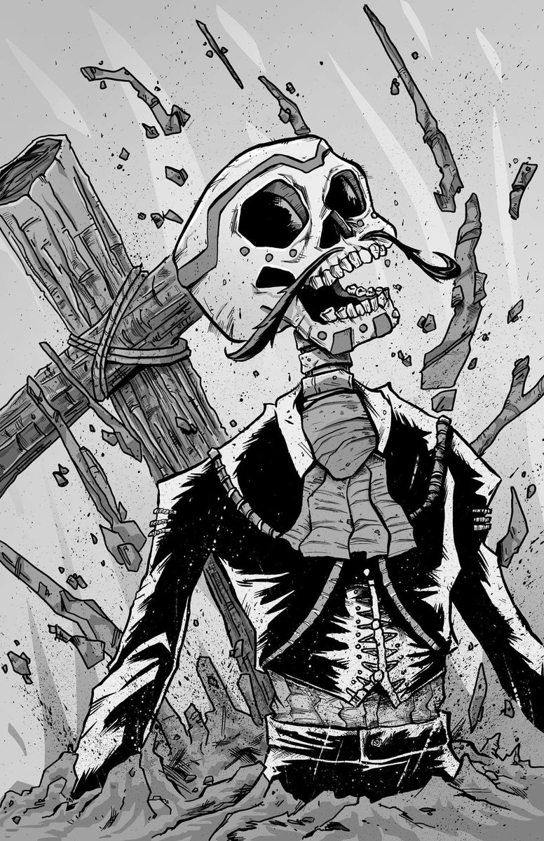 bankystar's tweet photo. @BlazeYaDead1 #casketfactory was a big portion of the sound track for bringing my comic #mariachi to life. https://t.co/qyL3qtOjrQ