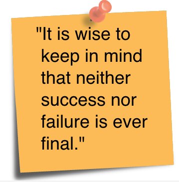 ProgramFor's tweet image. It is wise to keep in #mind that neither #success nor #failure is ever final.