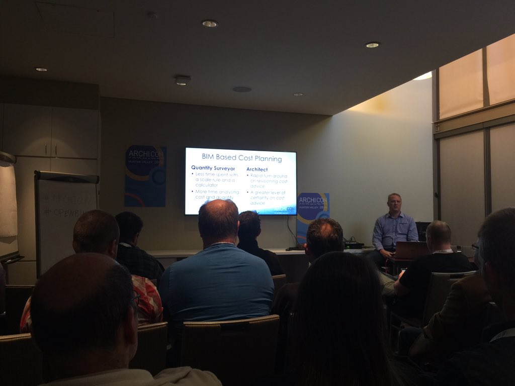 CreatemasterIM's tweet photo. Full house for session on #ARCHICAD and #CostX from @Cobra524 at @ARCHICON_AUST. #RTCAUS #archicon https://t.co/jZbCLHSl9w