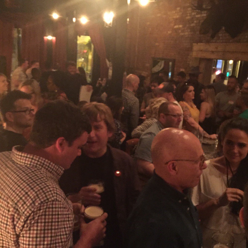 KennasonUX's tweet image. #CreateUpstate Kickoff Party is bumpin!