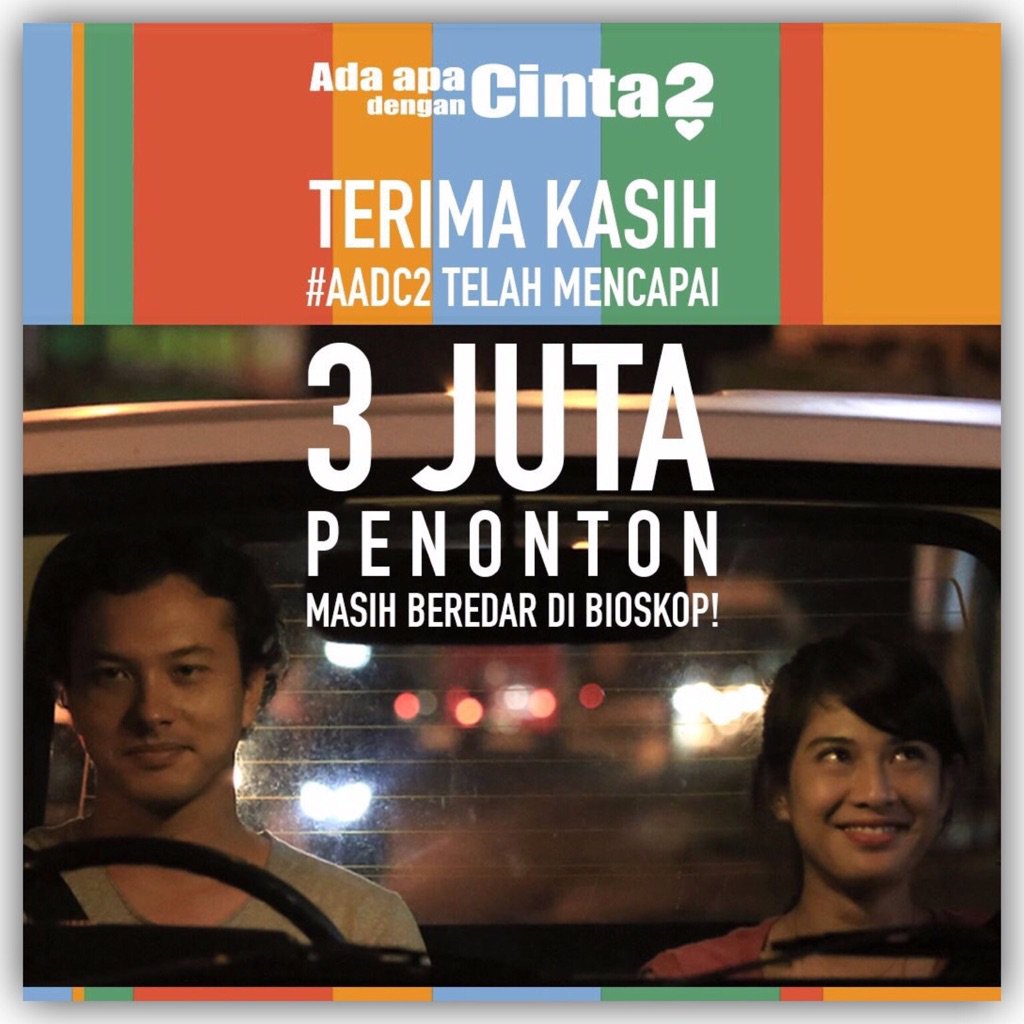 Ada Apa Dengan Cinta 2 (2016)  Dian Sastro, Nicholas 