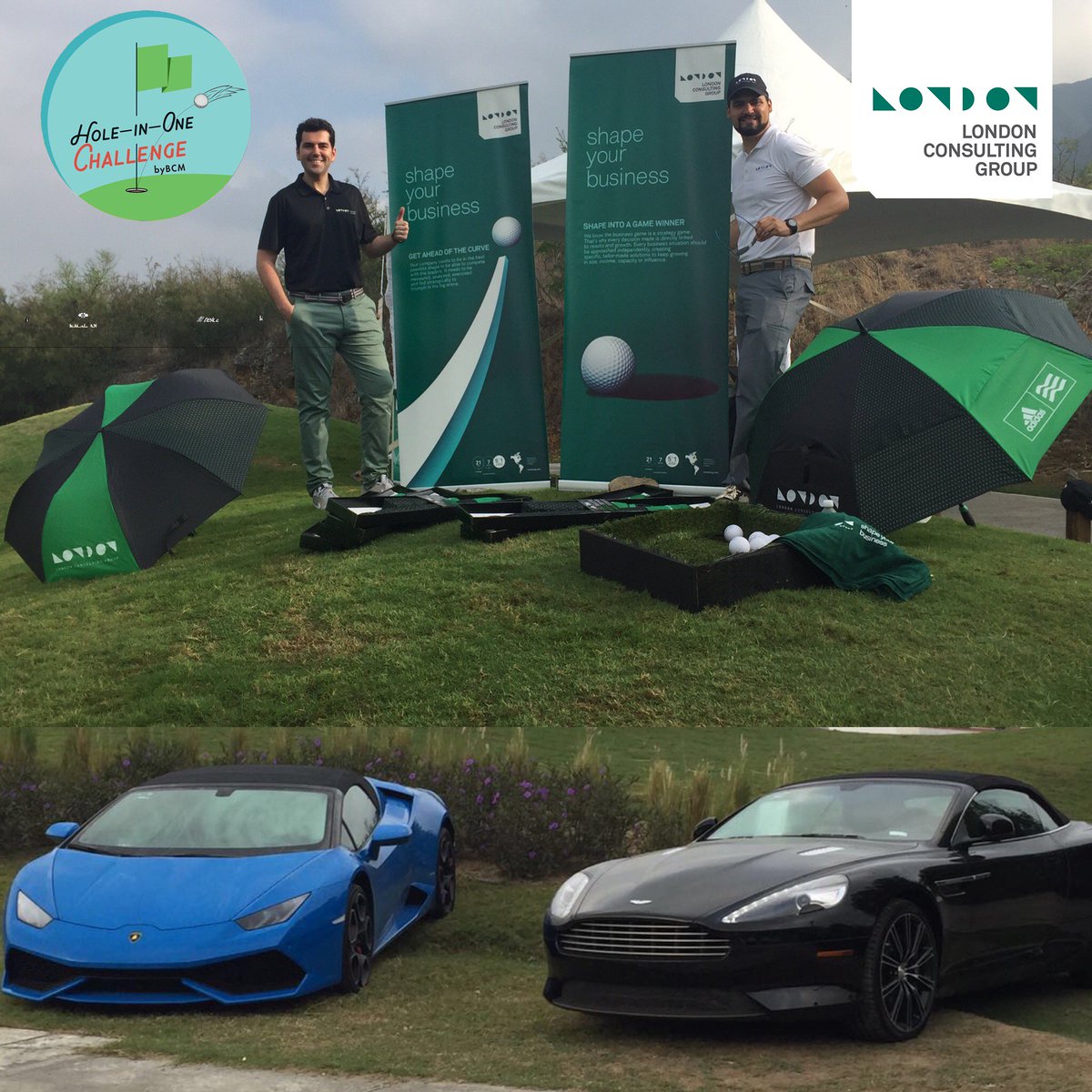 londoncgroup's tweet photo. Hole in One Challenge at the Luxury Weekend. #ShapeYourSwing https://t.co/VVhKfJTAjq