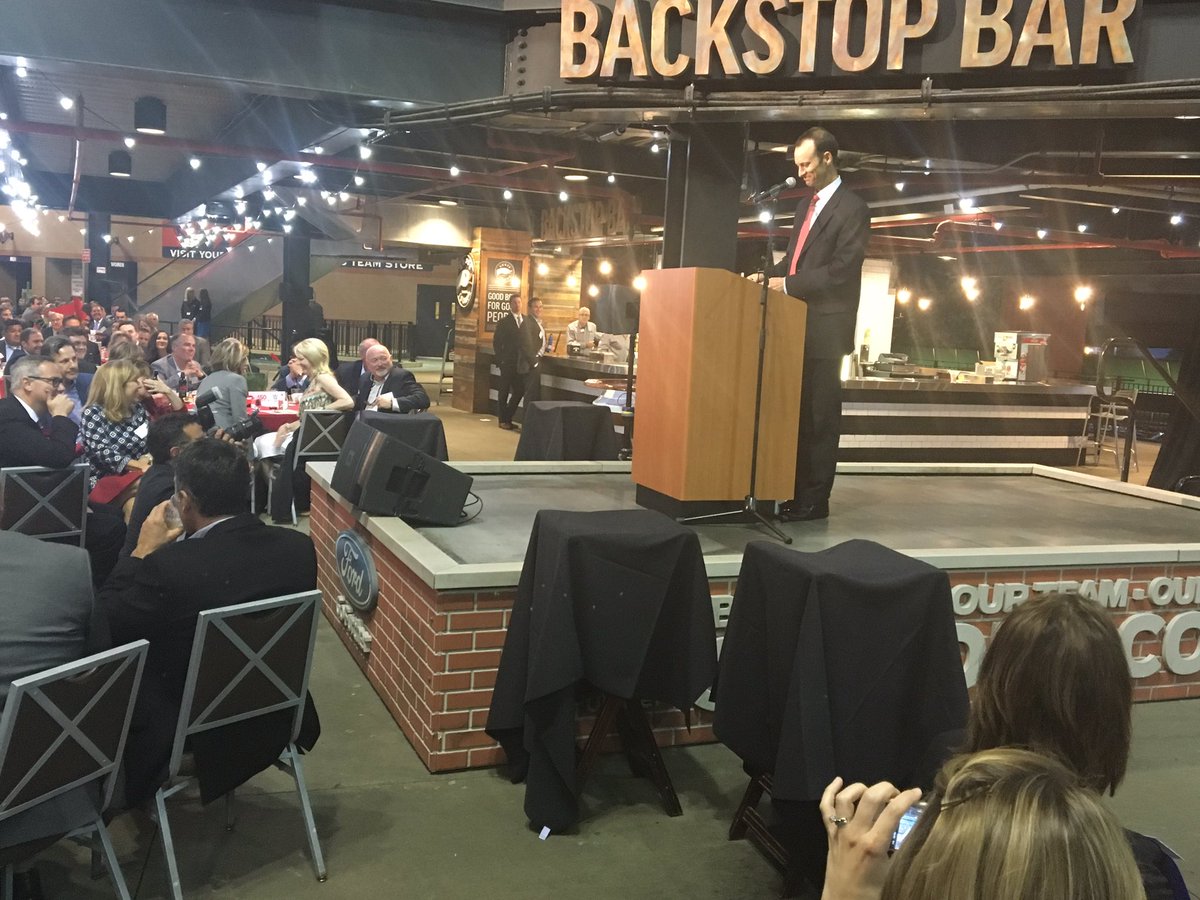 stlouisbiz's tweet photo. .@Cardinals president William DeWitt III takes the stage to deliver our keynote remarks tonight at #Top150STL https://t.co/wnbg5fcIm1