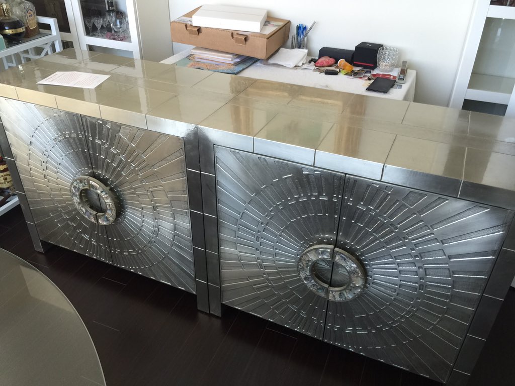 Got these two gorgeous cabinets for a client ... Can't wait to set this room up!!!#Jonathan Adler