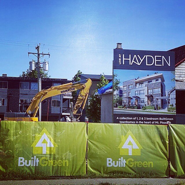 PropelSales's tweet photo. Construction is underway at Hayden! Built Green means over 90% of the demo material will be recycled/repurposed https://t.co/5hrDfC6M6i