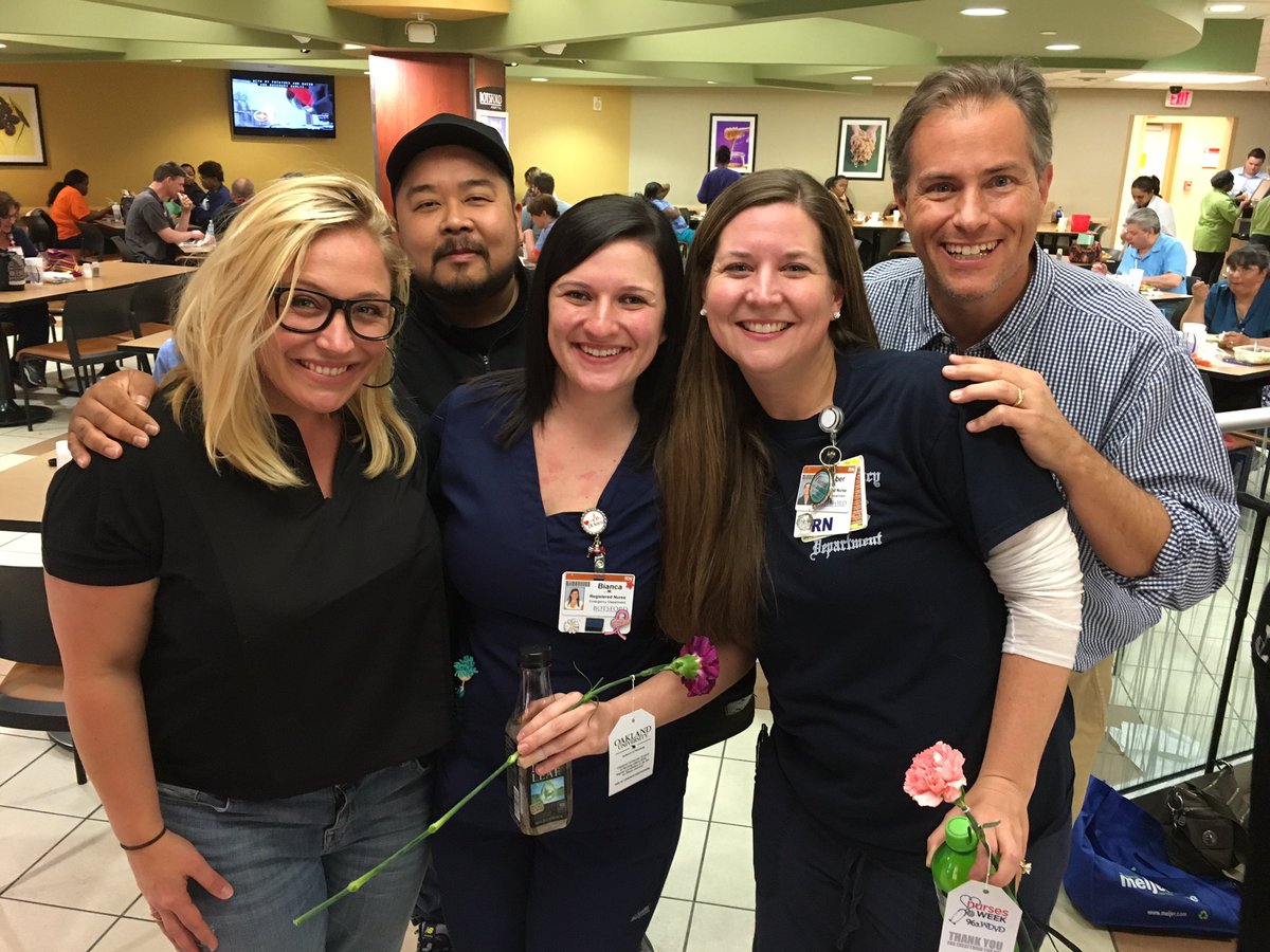 AmberBint's tweet photo. Thank you @963WDVD and @oaklandu for taking the time to recognize nurses! It was great meeting all of you. https://t.co/Y08KY2SjHj