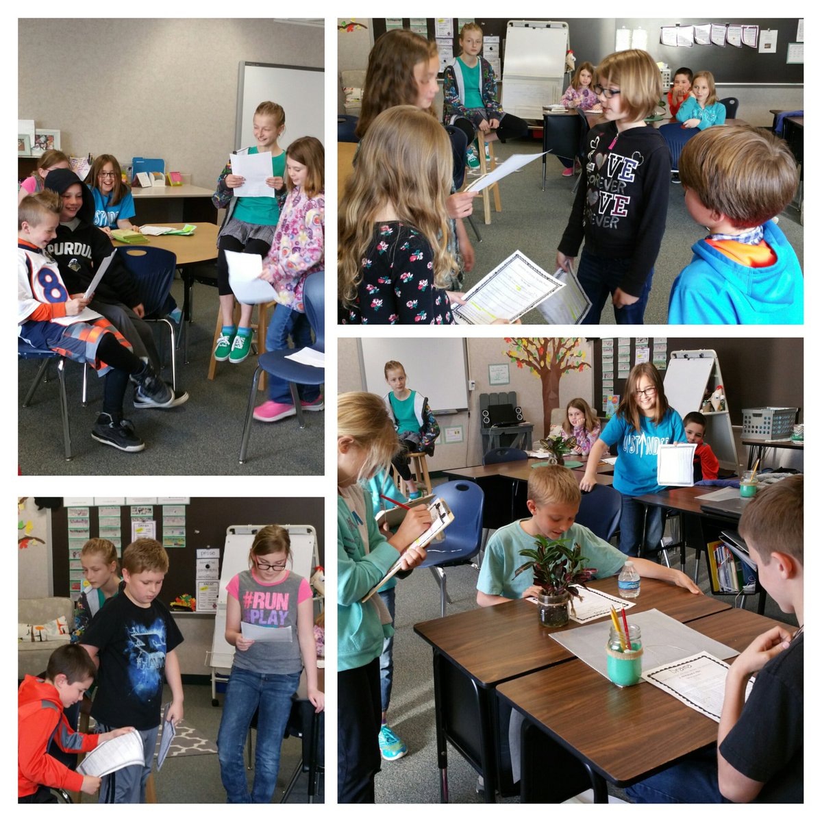HESChapman's tweet photo. Sharing our examples of drama and analyzing the different elements! #prosevsdrama #HESReaders https://t.co/ErItVlf97m