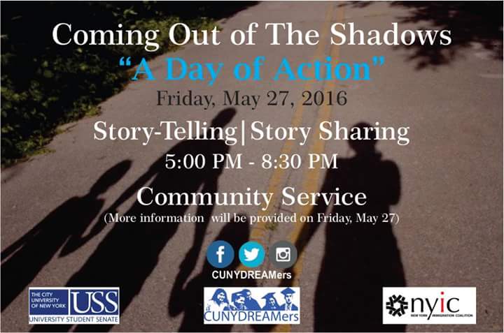Glad_Fernan's tweet photo. Come and show support to some brave people who will be sharing their stories! #CUNYDreamers https://t.co/uoJTBDwepK