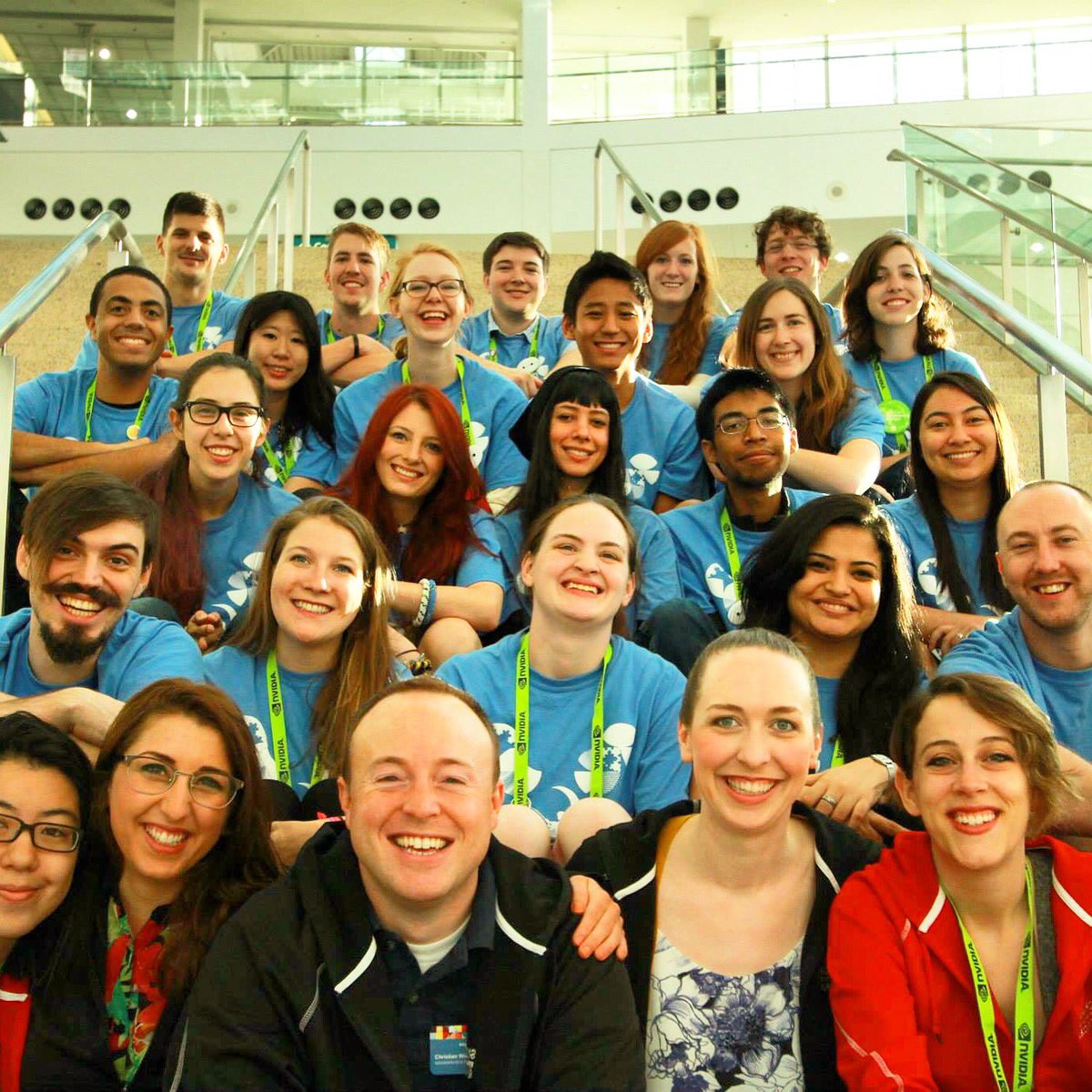 Official_AlexB_'s tweet photo. A #TBT to your @siggraphsv #SIGGRAPH2015 team leaders! Happy Birthday to @LongMeaghan! See you at #SIGGRAPH2016 https://t.co/pL3GQlwLr4