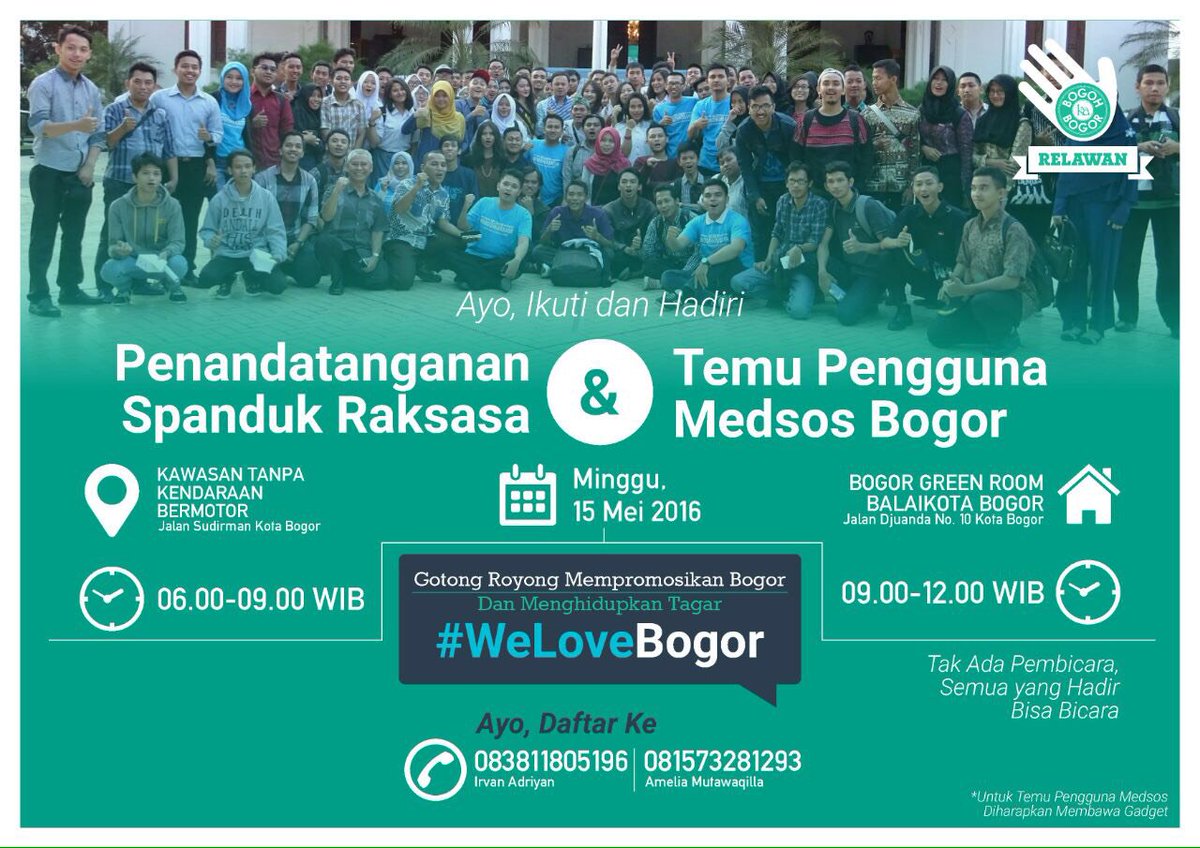 #WeLoveBogor #ppikotabogor #BogohKaBogor