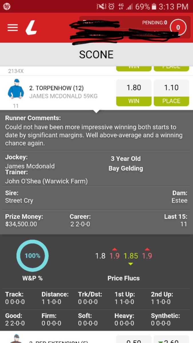 BozzaTodd's tweet image. Best at #scone #punting #freetips