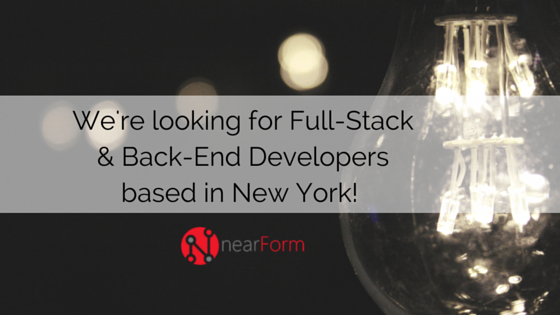 nearform's tweet photo. We're hiring & looking for talent in #NYC!
Get in touch here: https://t.co/uo558NpR7K
#javascript #nyjs #nodejs https://t.co/2WuAmlI8WZ