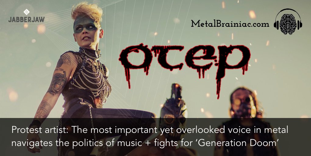 BrainiacCast's tweet image. PODCAST: @otepofficial — activism + the voice of 'Generation Doom.' wp.me/p6BAGH-dG @NapalmRecords