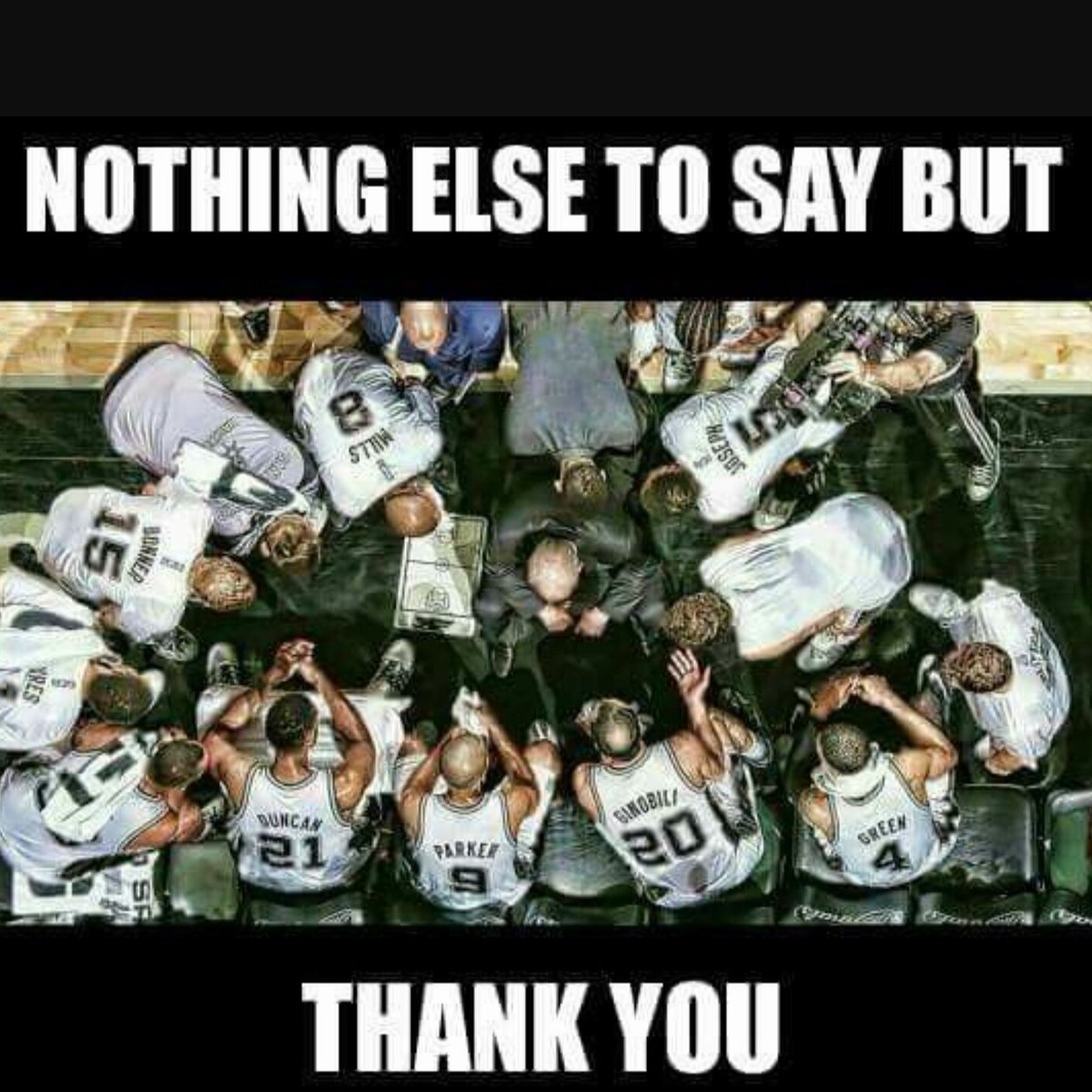 TheRealLeija's tweet photo. @spurs played with heart to the end. Chins up! We get em next year! #GSG #210 https://t.co/Wkcf5pY57k