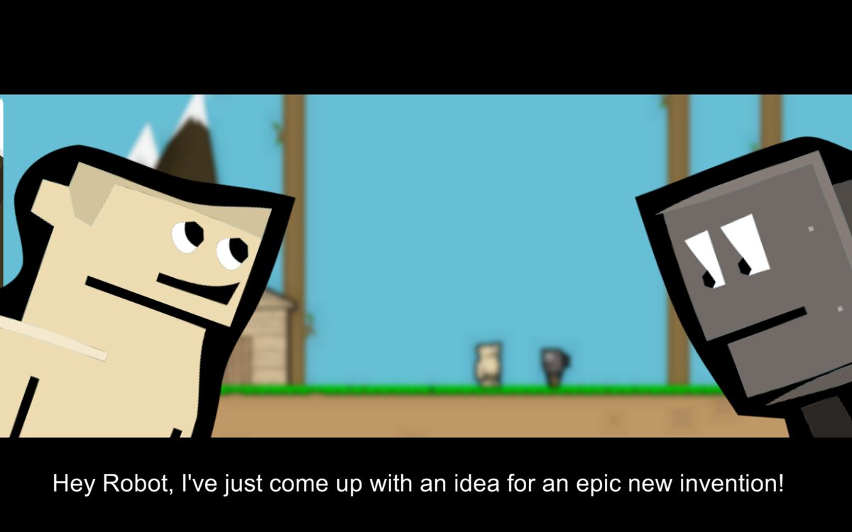 EpicInventor's tweet image. In-game screen shot of the new cut-scene system: