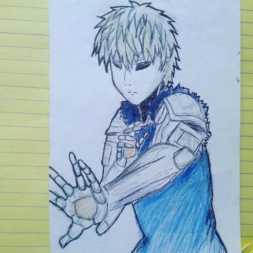 Otherbots On Twitter Another Drawing Of Genos Onepunchman