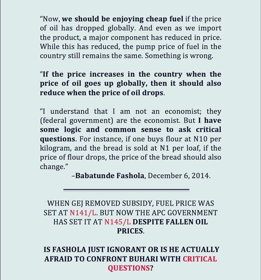 MRJHJoseph's tweet photo. @tundefashola #ShamelessPig #EducatedIlliterate #cluelessLooter https://t.co/vAnBN65c24