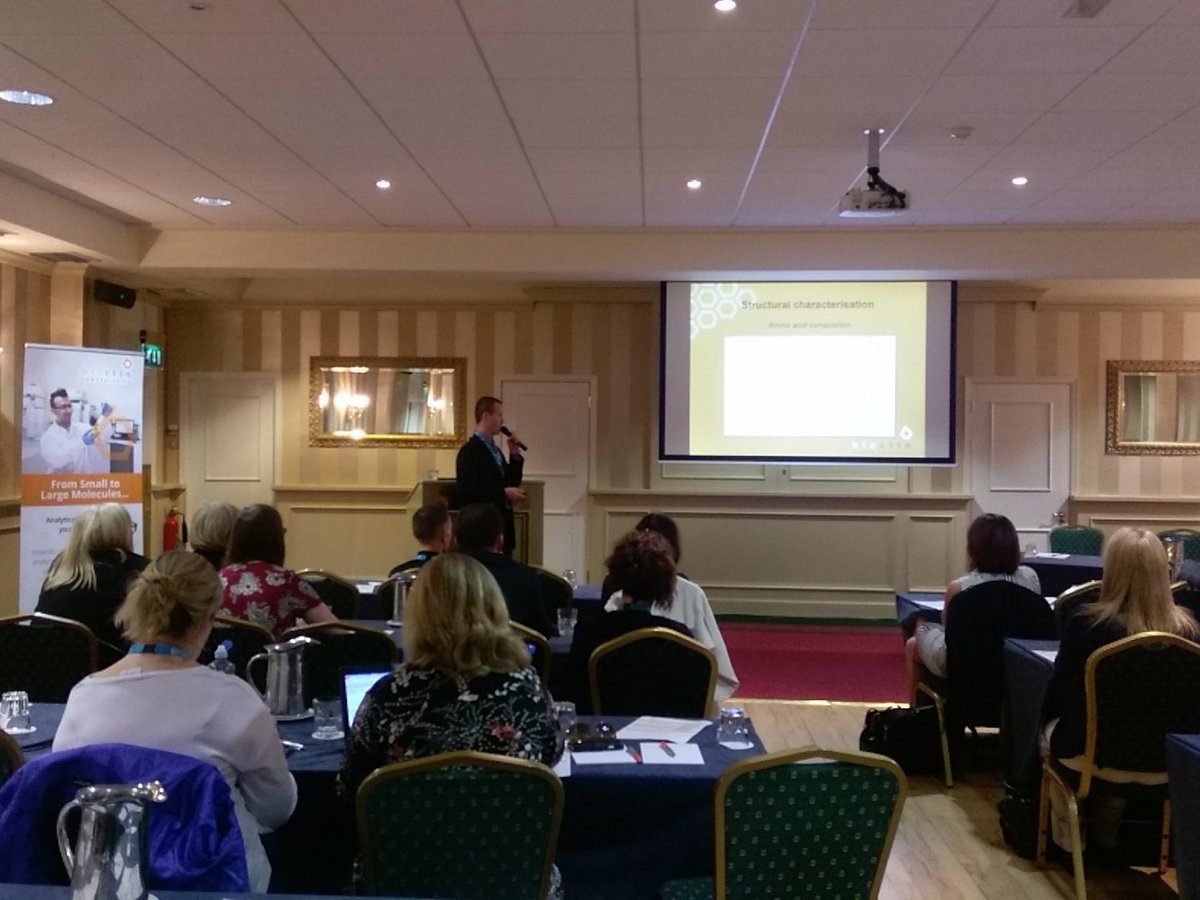 Helen_OC1's tweet image. Derek Bradley speaking on #biosimilars structural characterisation @ RQA event #qualityconsiderations #ICHguidelines