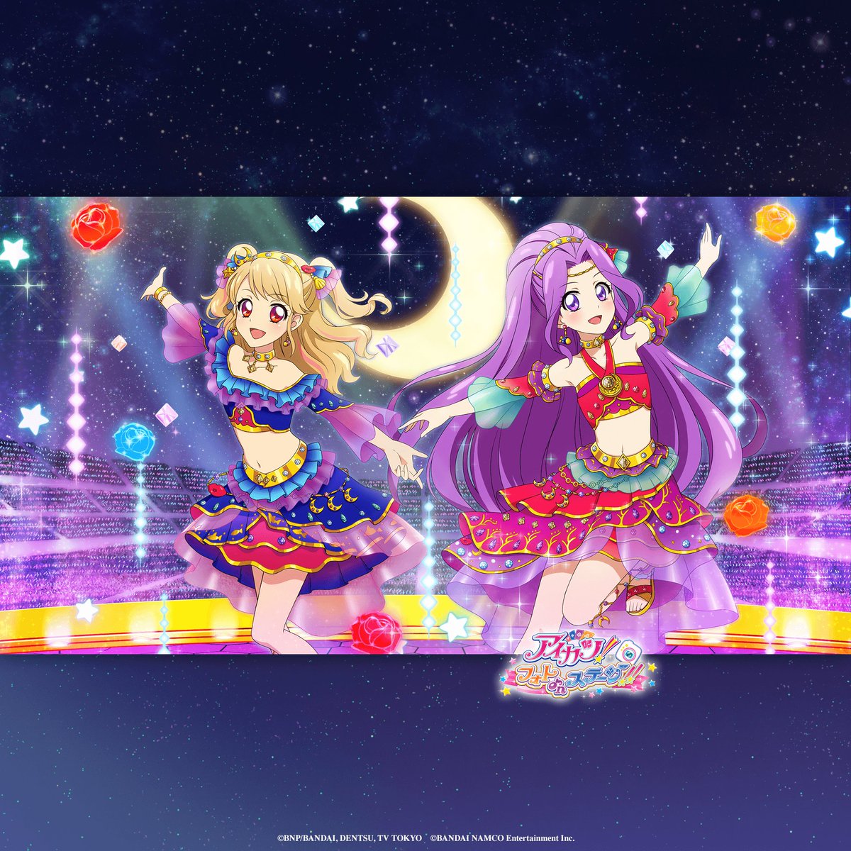 アイカツ フォトonステージ 公式 特製壁紙第3弾は イベント ミラクル Wm 後編 からwmの２人が登場 ステージの上の2人はさらに輝いていますね イベントは5 18 水 13時まで 美月さんのprフォトもぜひチェックしてくださいね フォトカツ