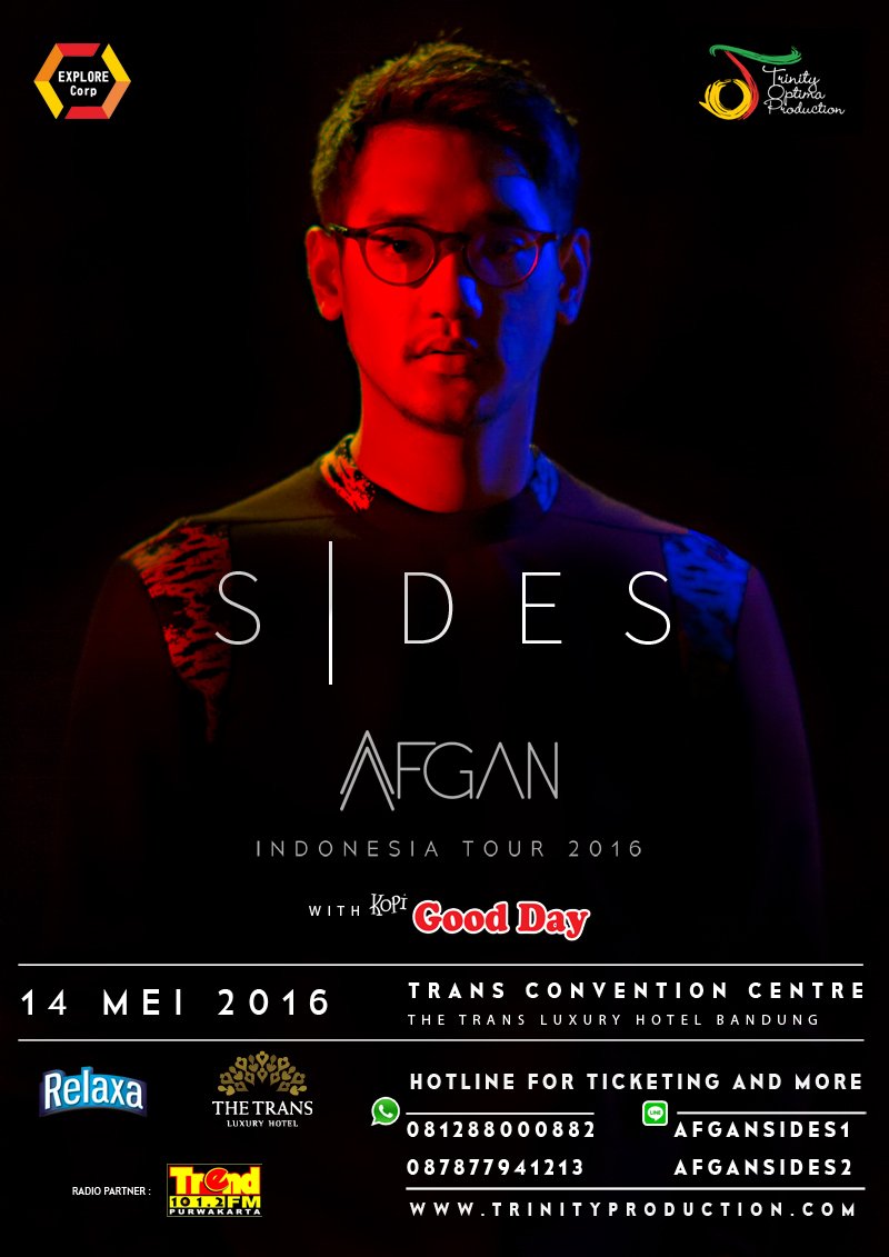 whyimages_'s tweet photo. Hotline for ticketing :
WA :081288000882 / 087877941213
LINE:AFGANSIDES1 / AFGANSIDES2
#AFGANSIDESCONCERT https://t.co/NvnKo6NNYX