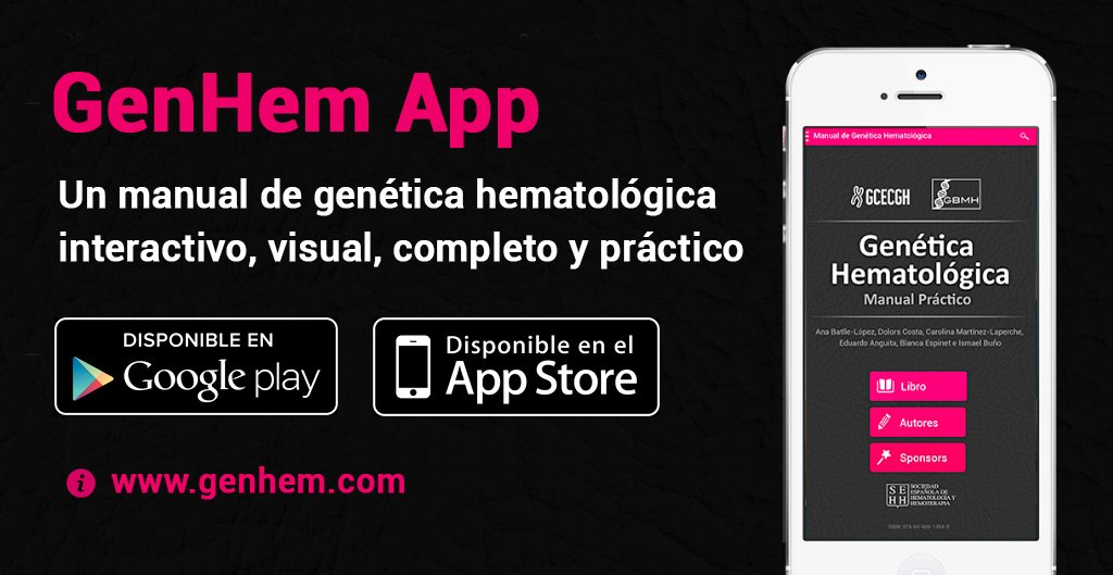 lapisoft's tweet photo. Hoy se presenta @App_GenHem, la 1ª #app sobre #genética #hematológica en la que hemos tenido el placer de trabajar! https://t.co/rJWEMYDeOF