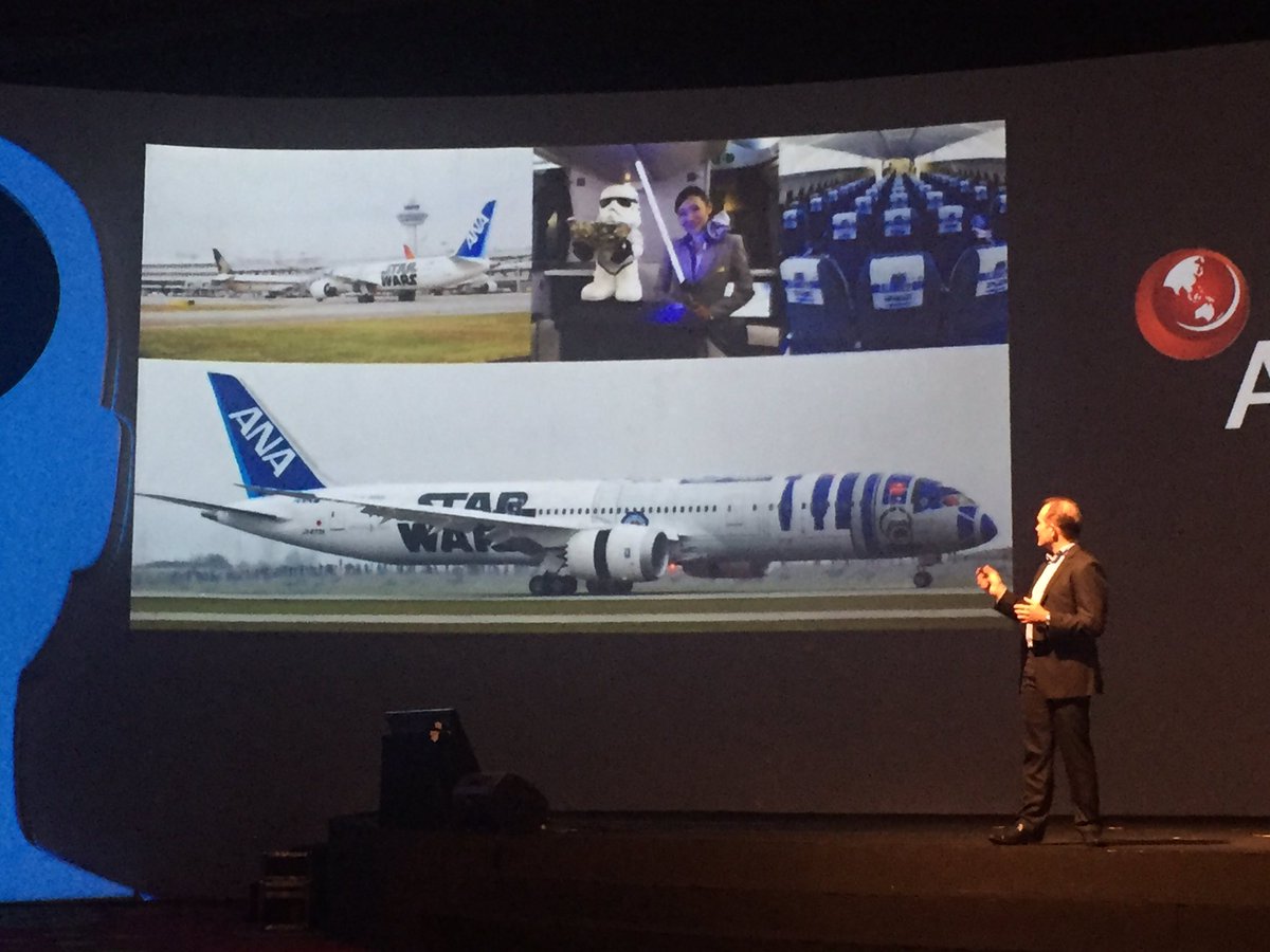 When Japan's ANA gave one of their planes an R2D2 makeover, the consumer reaction was overwhelming #APMF2016