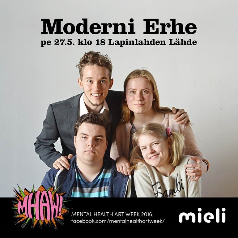 mielenterveys's tweet photo. Kallion ilmaisutaidon lukiolaisten Moderni erhe ilmaisnäytöksenä Lapinlahden Lähteellä pe 27.5. klo 18 #MHAW https://t.co/ypEL6DGQVO