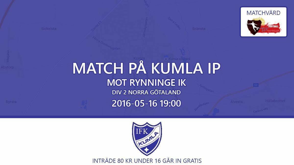 Ingen risk för måndagsångest efter helgen. Det är ju derby på IP mot <a href="/RynningeIK/">Rynninge IK</a> 
#kumlafamiljen #allatillparken