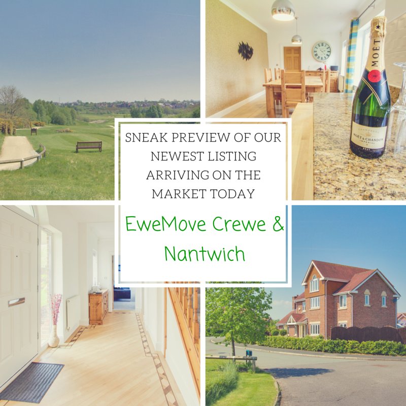 EweMoveCrewe's tweet photo. Heres a great way to start your Friday! Due OTM today in #WychwoodPark #Crewe,  set on a championship golf course ⛳️ https://t.co/QnI5bUSjrb