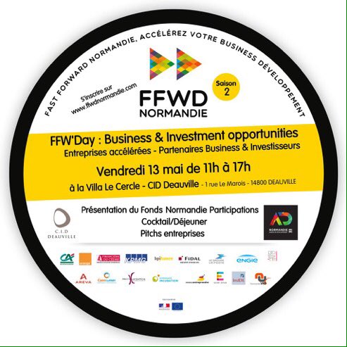 ADNormandie's tweet photo. Le #FFWDAY de la saison 2 c'est aujourd'hui à 11h à Deauville:
10 pitchs de haut niveau pour #FFWDNormandieS2 ! https://t.co/gcKIA63Cf7