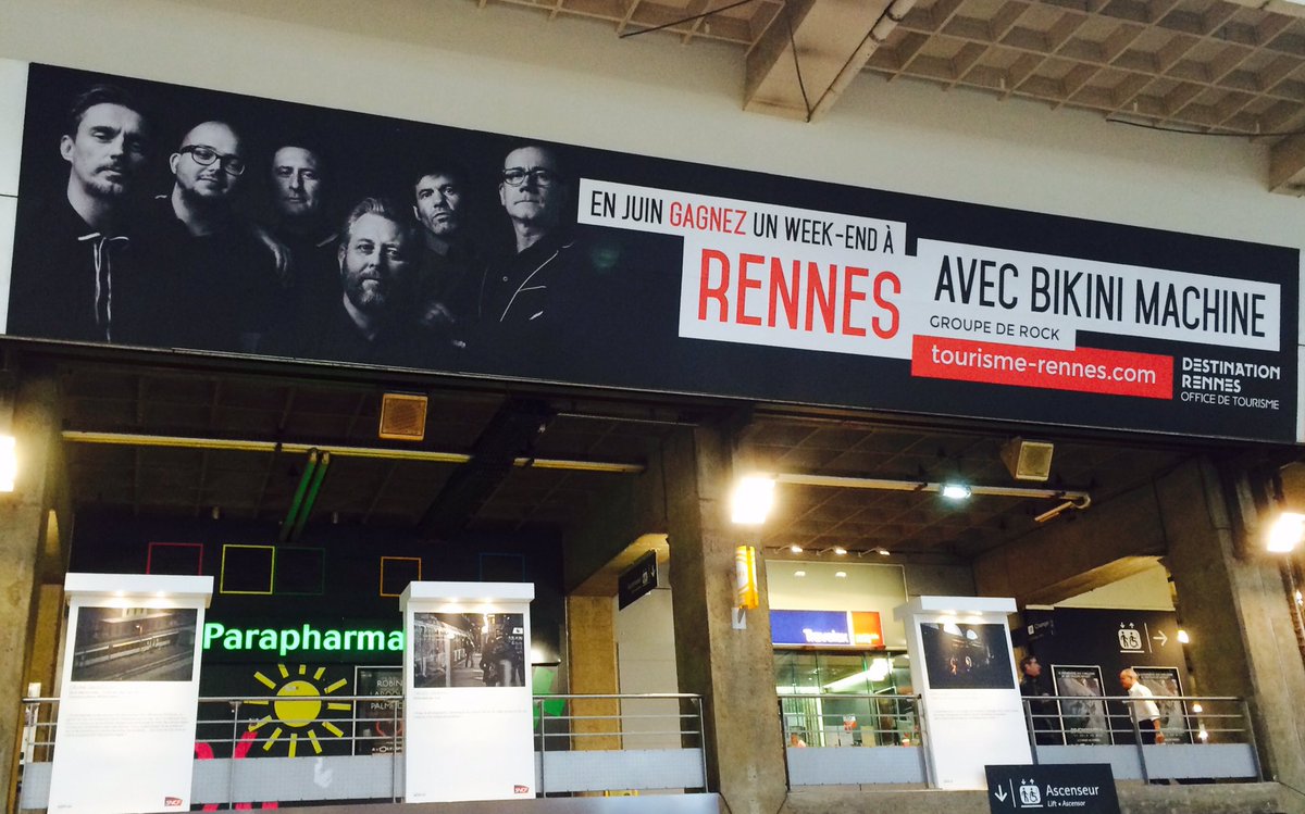 Et hop, quelques notes de #marketingterritorial 🎶 🎸 ! @tourisme_rennes #Montparnasse #culturerock #markterr
