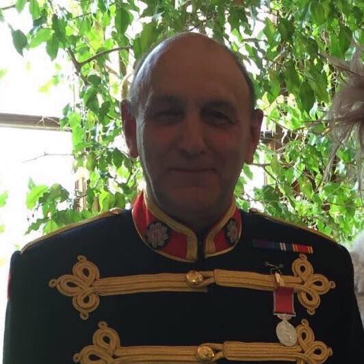 My twin bro! Ian Washburn BEM 30 Years voluntary service to Music &amp; Welfare in Fire Service! Super proud twin Sis! X