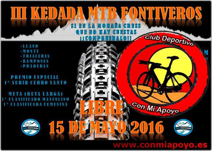 MtbFontiveros's tweet photo. Un placer para nosotros poder ayudar a este proyecto solidario @Conmiapoyo https://t.co/ghN4cvjUHl