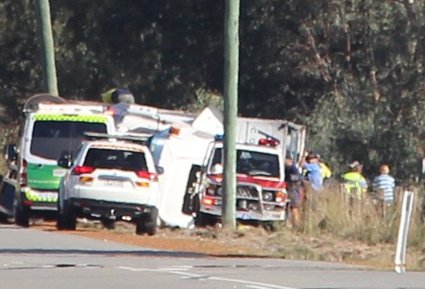 EditorPerthMint's tweet image. "Not a pretty sight" says resident after big truck crash. yourlocalexaminer.com.au/karnup-rd-open…